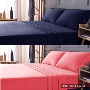 Cool Bamboo Collection Lux Sheet Set | QUEEN SIZE | Choose ONE Color